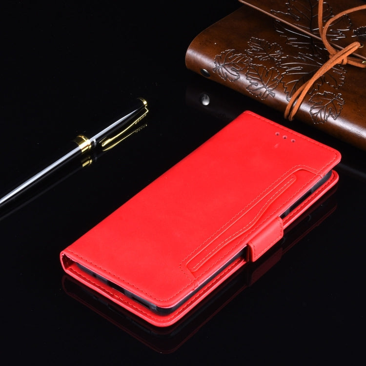 For ZTE Axon 20 5G / Axon 20 4G Wallet Style Skin Feel Calf Pattern Leather Case with Separate Card Slots