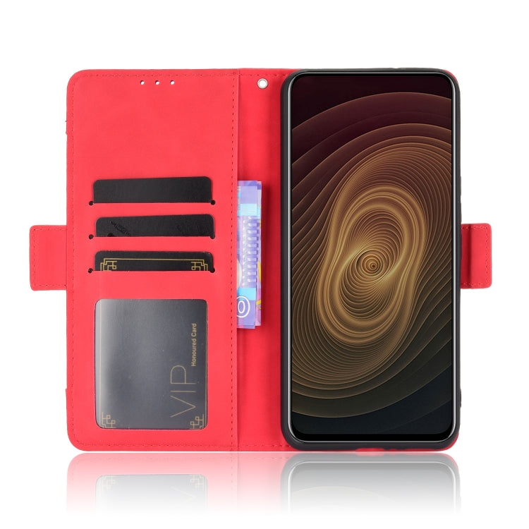For ZTE Axon 20 5G / Axon 20 4G Wallet Style Skin Feel Calf Pattern Leather Case with Separate Card Slots