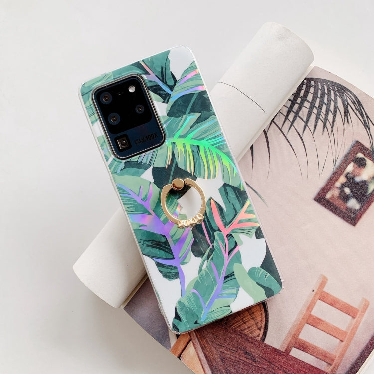 For Samsung Galaxy S20 FE Fashion Pattern Protective Case with Ring Holder