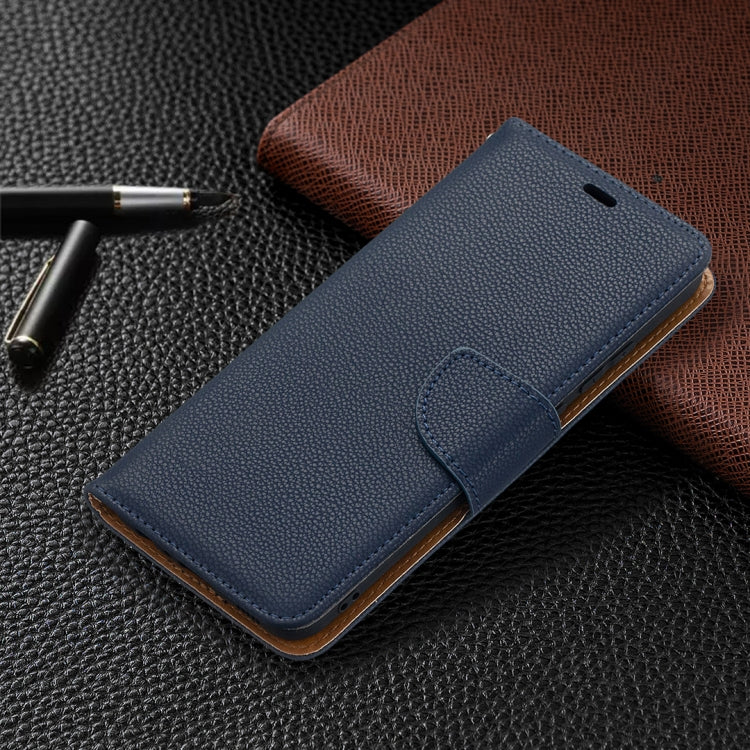 For Samsung Galaxy A02s (EU Version) Litchi Texture Pure Color Horizontal Flip Leather Case with Holder & Card Slots & Wallet & Lanyard