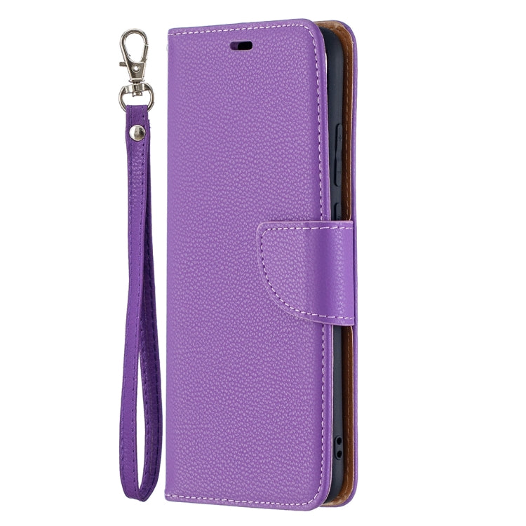 For Samsung Galaxy A02s (EU Version) Litchi Texture Pure Color Horizontal Flip Leather Case with Holder & Card Slots & Wallet & Lanyard