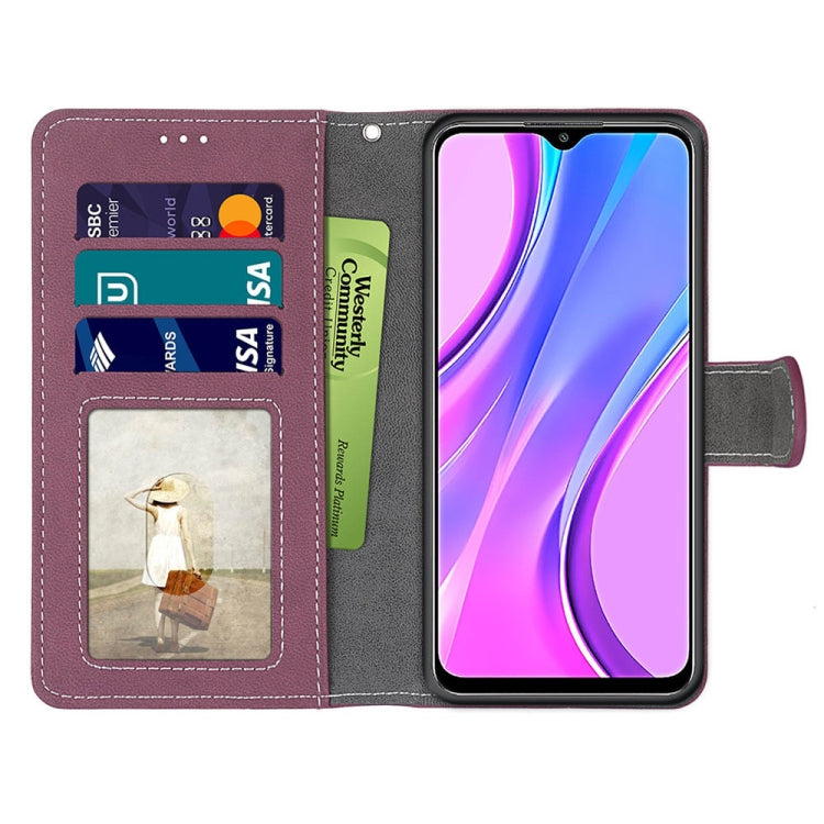 For Xiaomi Redmi 9 Retro Frosted Horizontal Flip PU Leather Case with Holder & Card Slots & Wallet & Photo Frame