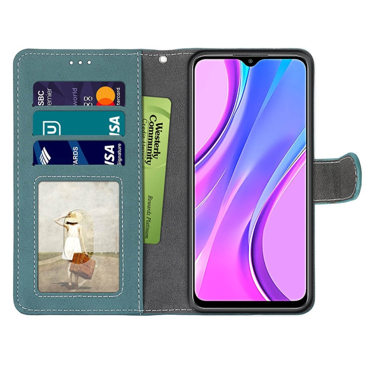 For Xiaomi Redmi 9 Retro Frosted Horizontal Flip PU Leather Case with Holder & Card Slots & Wallet & Photo Frame