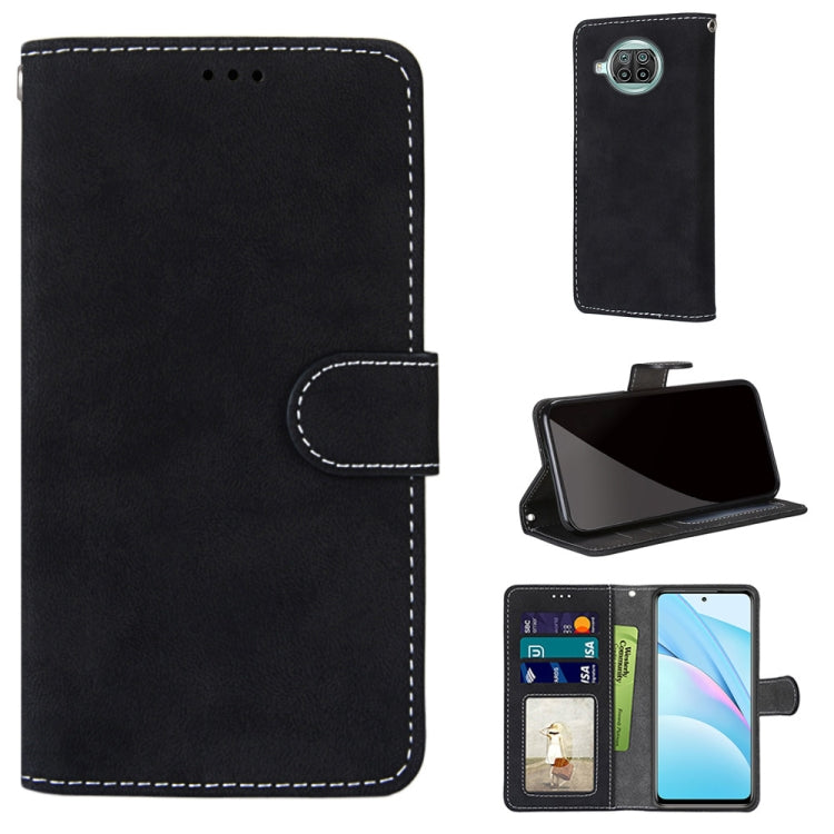 For Xiaomi Mi 10T Lite Retro Frosted Horizontal Flip PU Leather Case with Holder & Card Slots & Wallet & Photo Frame