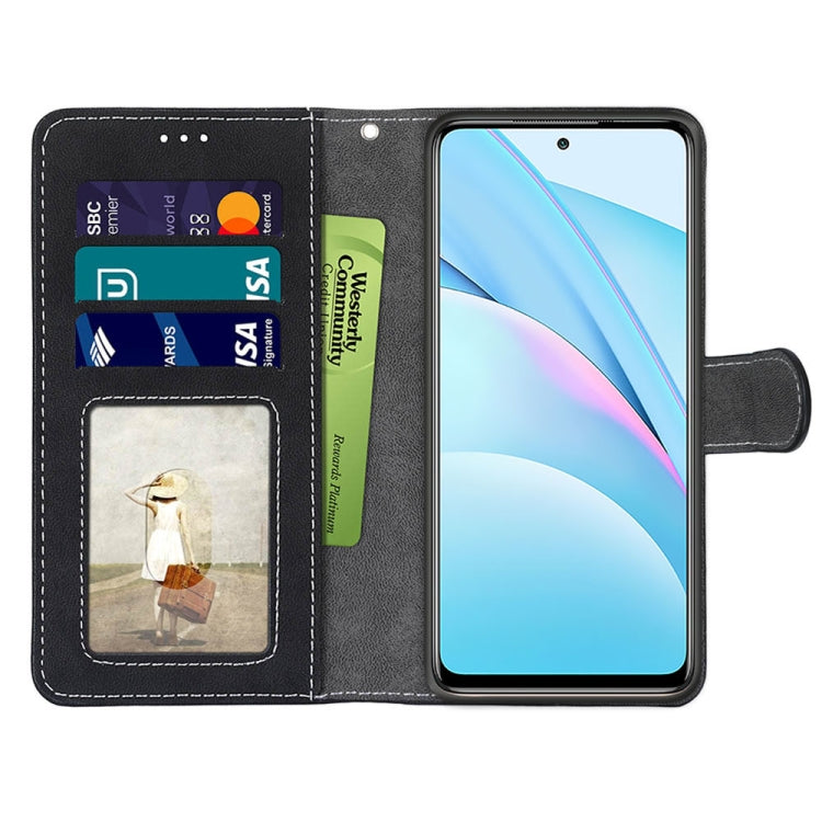 For Xiaomi Mi 10T Lite Retro Frosted Horizontal Flip PU Leather Case with Holder & Card Slots & Wallet & Photo Frame