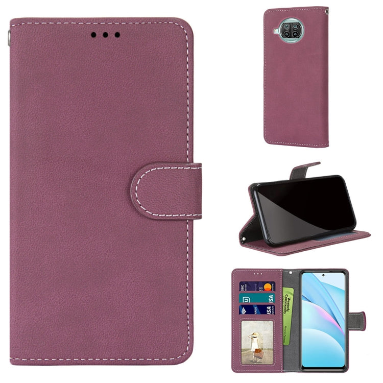 For Xiaomi Mi 10T Lite Retro Frosted Horizontal Flip PU Leather Case with Holder & Card Slots & Wallet & Photo Frame