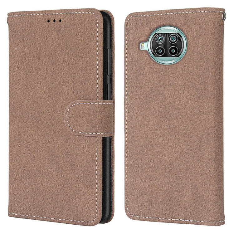 For Xiaomi Mi 10T Lite Retro Frosted Horizontal Flip PU Leather Case with Holder & Card Slots & Wallet & Photo Frame