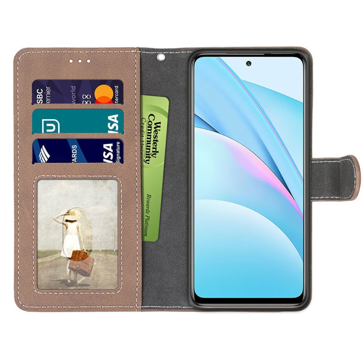 For Xiaomi Mi 10T Lite Retro Frosted Horizontal Flip PU Leather Case with Holder & Card Slots & Wallet & Photo Frame