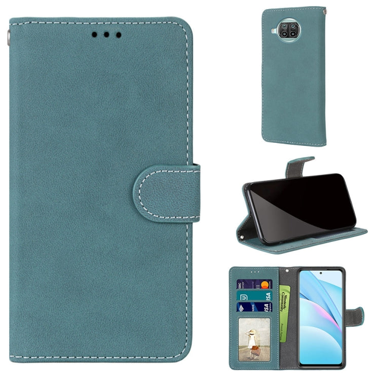 For Xiaomi Mi 10T Lite Retro Frosted Horizontal Flip PU Leather Case with Holder & Card Slots & Wallet & Photo Frame