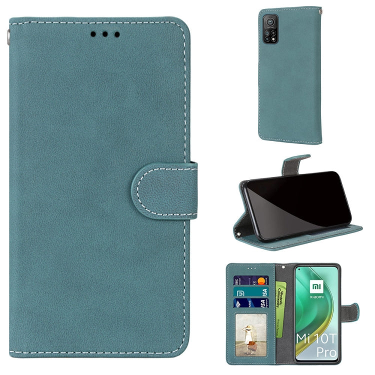 For Xiaomi Mi 10T Pro / 10T / Redmi K30S Retro Frosted Horizontal Flip PU Leather Case with Holder & Card Slots & Wallet & Photo Frame