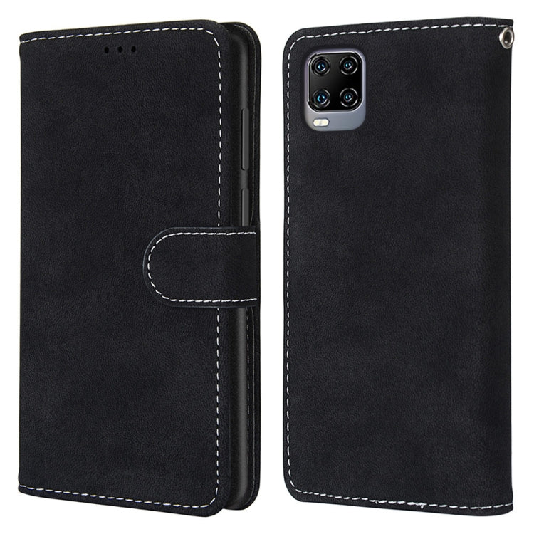 For ZTE Axon 11 5G Retro Frosted Horizontal Flip PU Leather Case with Holder & Card Slots & Wallet & Photo Frame