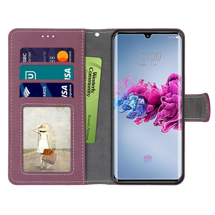 For ZTE Axon 11 5G Retro Frosted Horizontal Flip PU Leather Case with Holder & Card Slots & Wallet & Photo Frame