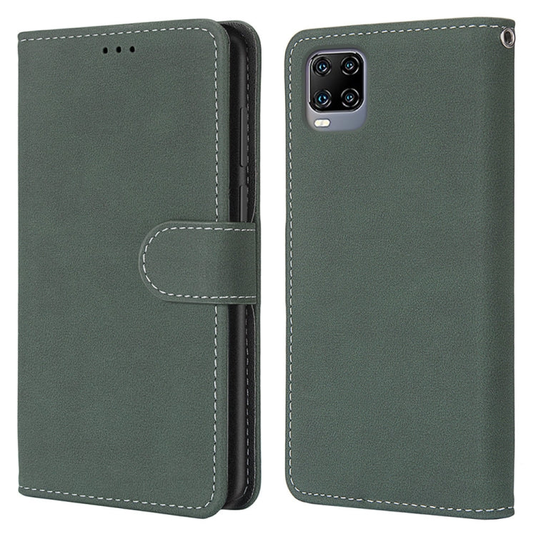 For ZTE Axon 11 5G Retro Frosted Horizontal Flip PU Leather Case with Holder & Card Slots & Wallet & Photo Frame