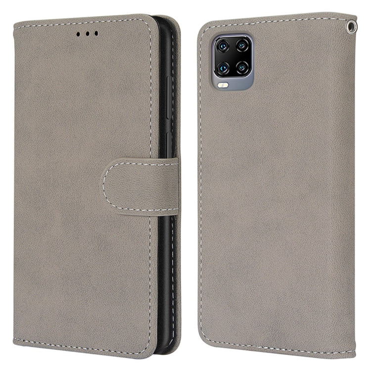 For ZTE Axon 11 5G Retro Frosted Horizontal Flip PU Leather Case with Holder & Card Slots & Wallet & Photo Frame