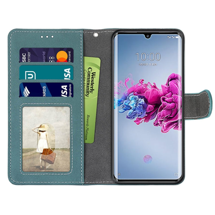 For ZTE Axon 11 5G Retro Frosted Horizontal Flip PU Leather Case with Holder & Card Slots & Wallet & Photo Frame