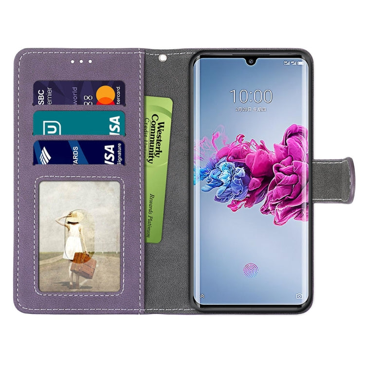 For ZTE Axon 11 5G Retro Frosted Horizontal Flip PU Leather Case with Holder & Card Slots & Wallet & Photo Frame