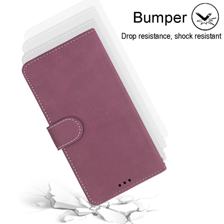 For ZTE Axon 11 SE 5G Retro Frosted Horizontal Flip PU Leather Case with Holder & Card Slots & Wallet & Photo Frame