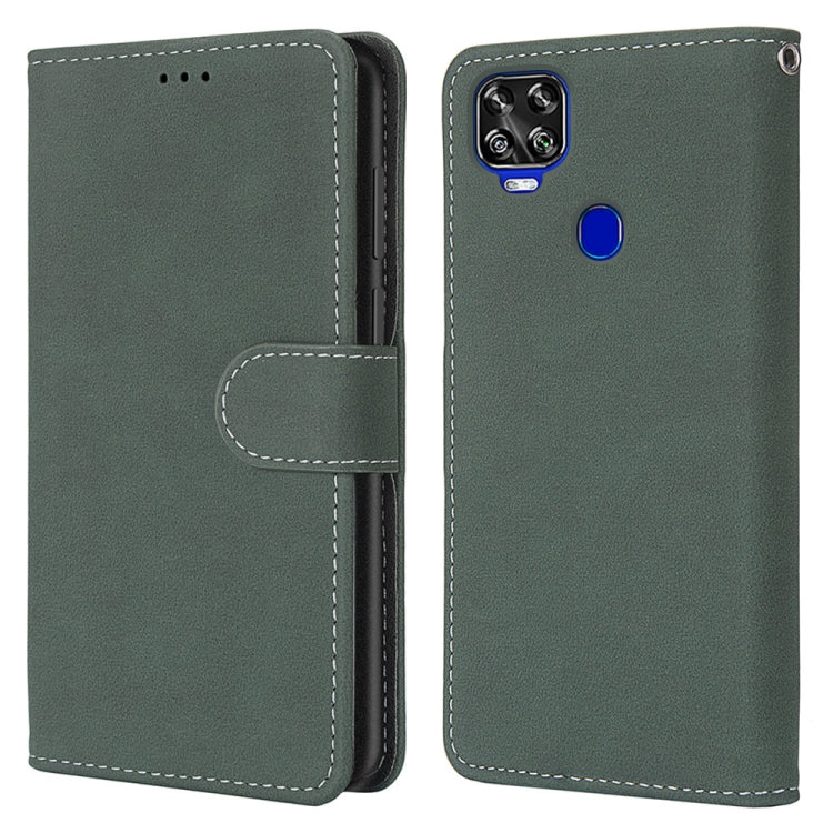 For ZTE Axon 11 SE 5G Retro Frosted Horizontal Flip PU Leather Case with Holder & Card Slots & Wallet & Photo Frame