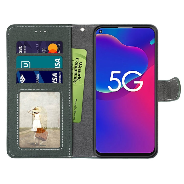 For ZTE Axon 11 SE 5G Retro Frosted Horizontal Flip PU Leather Case with Holder & Card Slots & Wallet & Photo Frame
