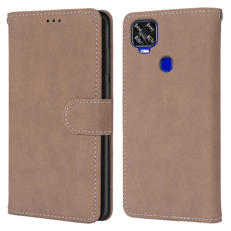 For ZTE Axon 11 SE 5G Retro Frosted Horizontal Flip PU Leather Case with Holder & Card Slots & Wallet & Photo Frame