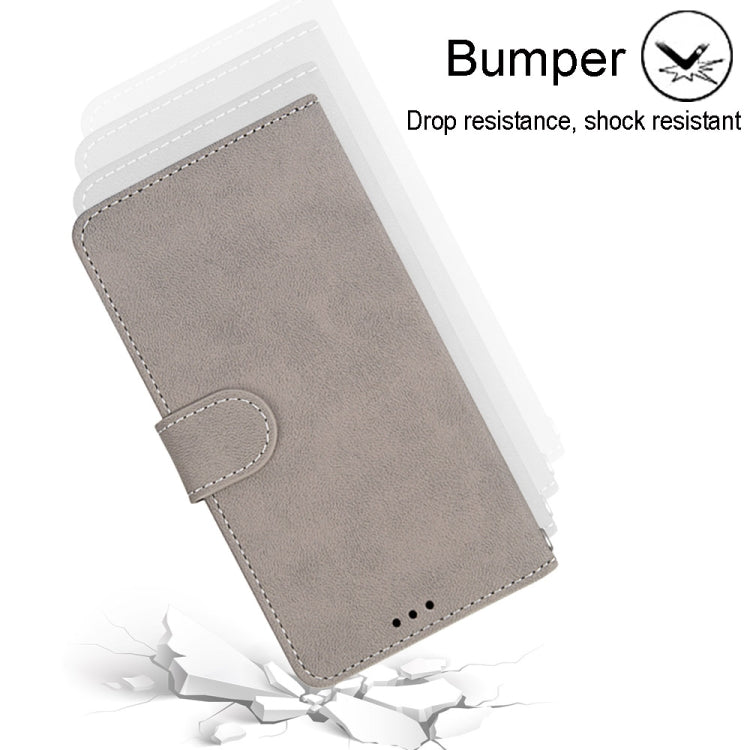 For ZTE Axon 11 SE 5G Retro Frosted Horizontal Flip PU Leather Case with Holder & Card Slots & Wallet & Photo Frame