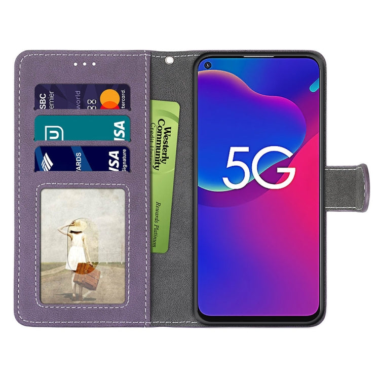 For ZTE Axon 11 SE 5G Retro Frosted Horizontal Flip PU Leather Case with Holder & Card Slots & Wallet & Photo Frame
