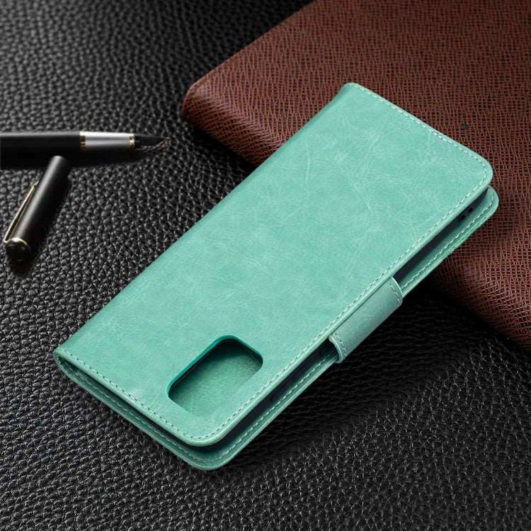 For Samsung Galaxy A02s (EU Version) Embossing Two Butterflies Pattern Horizontal Flip PU Leather Case with Holder & Card Slot & Wallet & Lanyard