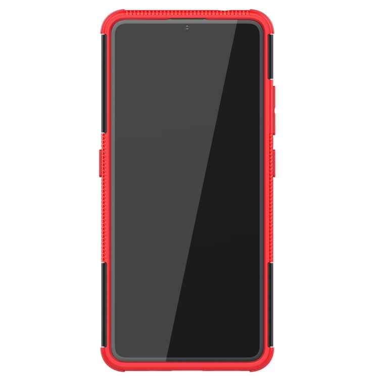 For Nokia 2.4 Tire Texture Shockproof TPU+PC Protective Case with Holder