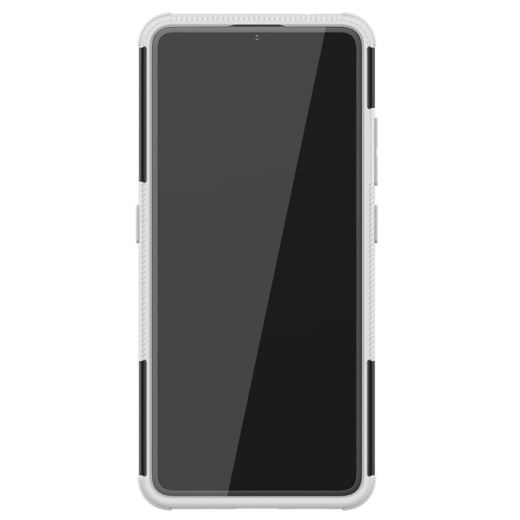 For Nokia 2.4 Tire Texture Shockproof TPU+PC Protective Case with Holder