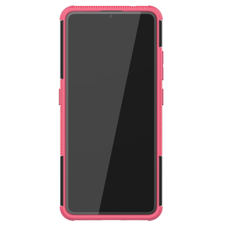 For Nokia 2.4 Tire Texture Shockproof TPU+PC Protective Case with Holder