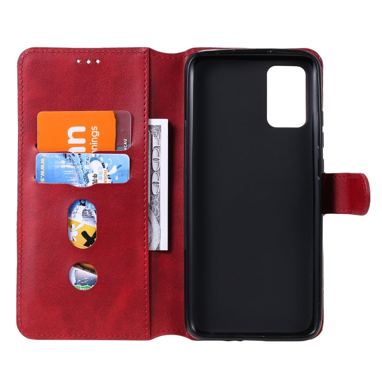 For Samsung Galaxy A02s (EU Version) Classic Calf Texture PU + TPU Horizontal Flip Leather Case with Holder & Card Slots & Wallet