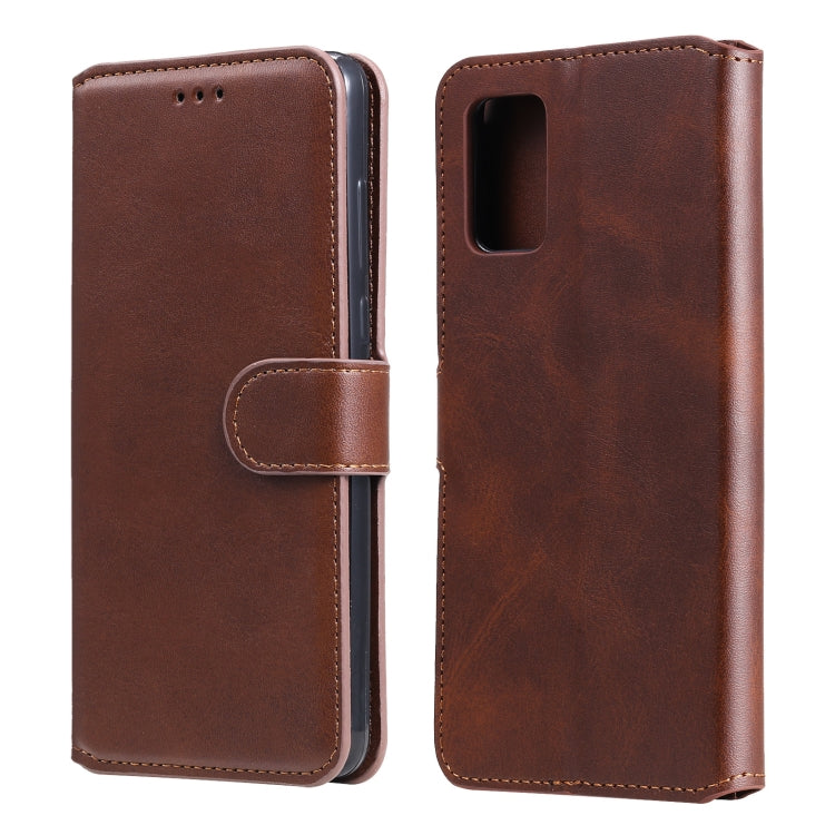 For Samsung Galaxy A02s (EU Version) Classic Calf Texture PU + TPU Horizontal Flip Leather Case with Holder & Card Slots & Wallet