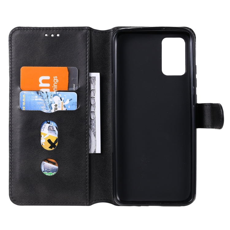 For Samsung Galaxy A02s (EU Version) Classic Calf Texture PU + TPU Horizontal Flip Leather Case with Holder & Card Slots & Wallet