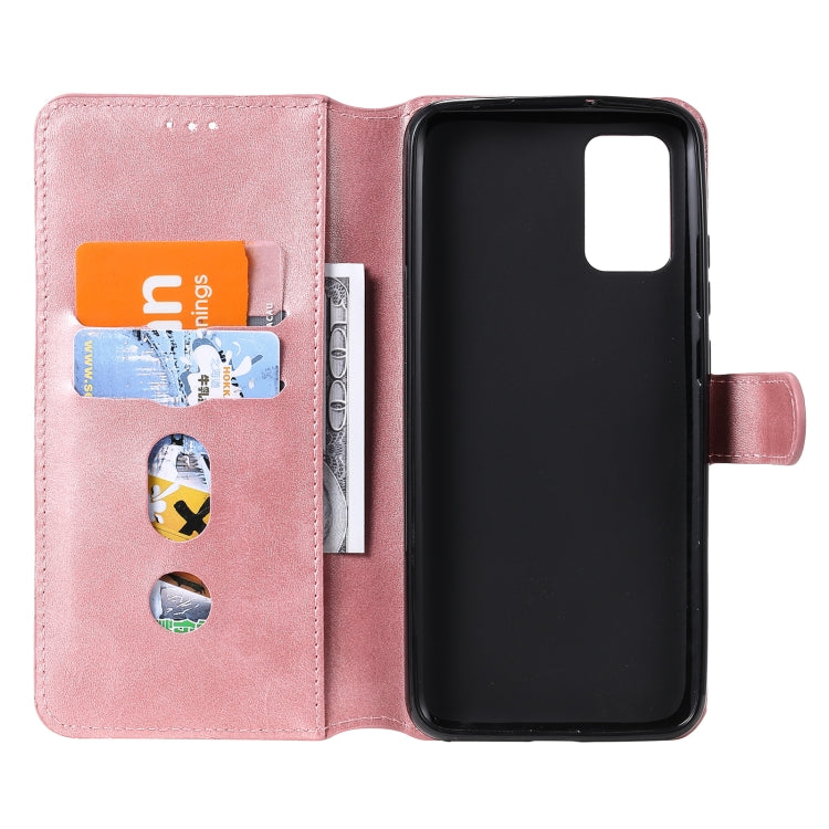 For Samsung Galaxy A02s (EU Version) Classic Calf Texture PU + TPU Horizontal Flip Leather Case with Holder & Card Slots & Wallet