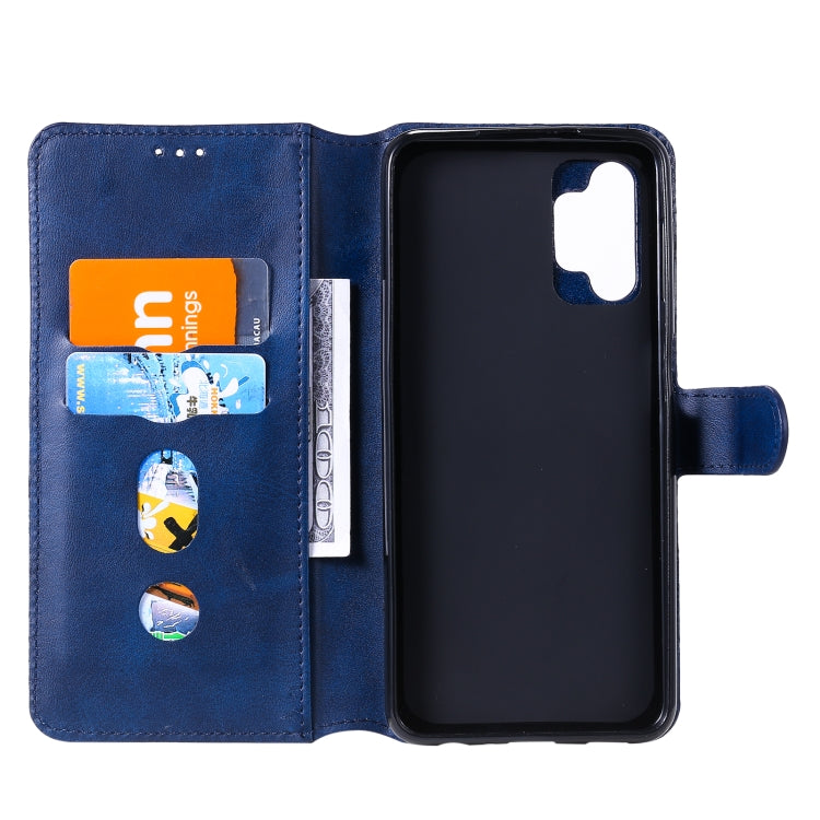 For Samsung Galaxy A32 5G Classic Calf Texture PU + TPU Horizontal Flip Leather Case with Holder & Card Slots & Wallet