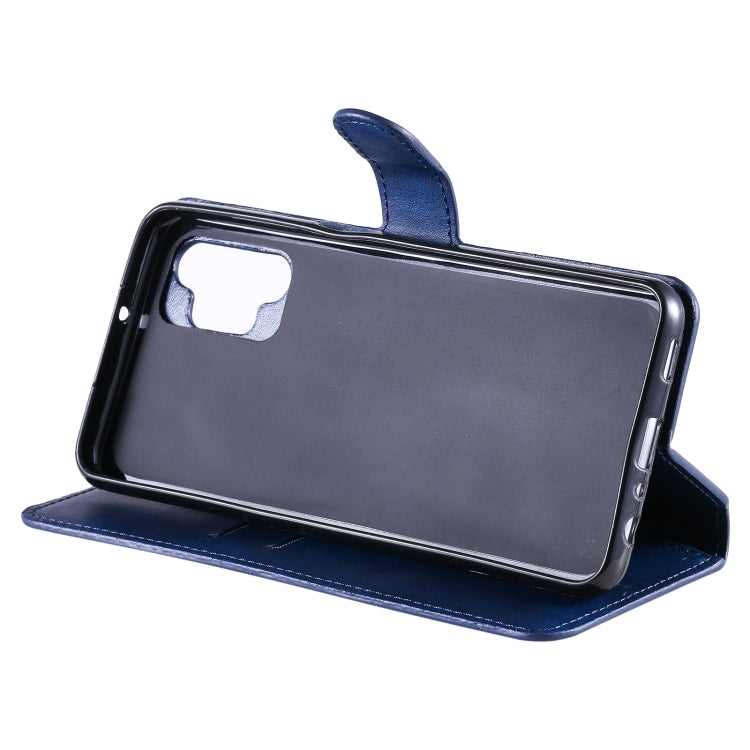 For Samsung Galaxy A32 5G Classic Calf Texture PU + TPU Horizontal Flip Leather Case with Holder & Card Slots & Wallet