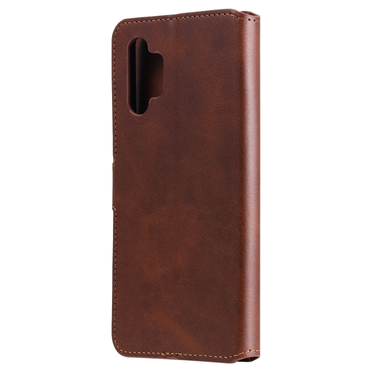 For Samsung Galaxy A32 5G Classic Calf Texture PU + TPU Horizontal Flip Leather Case with Holder & Card Slots & Wallet