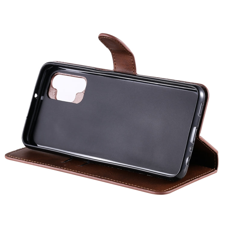 For Samsung Galaxy A32 5G Classic Calf Texture PU + TPU Horizontal Flip Leather Case with Holder & Card Slots & Wallet