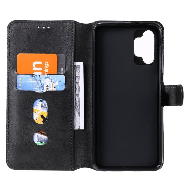 For Samsung Galaxy A32 5G Classic Calf Texture PU + TPU Horizontal Flip Leather Case with Holder & Card Slots & Wallet