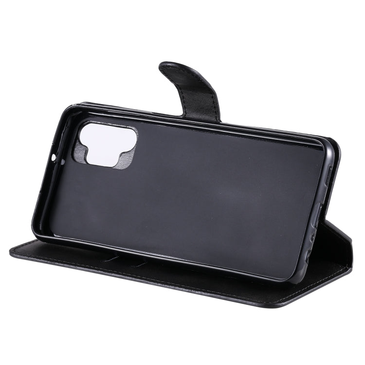 For Samsung Galaxy A32 5G Classic Calf Texture PU + TPU Horizontal Flip Leather Case with Holder & Card Slots & Wallet