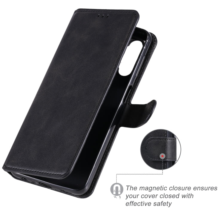 For Samsung Galaxy A32 5G Classic Calf Texture PU + TPU Horizontal Flip Leather Case with Holder & Card Slots & Wallet