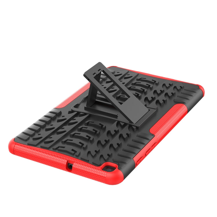 For Samsung Galaxy Tab A8.0 (2019) T295 / T290 Tire Texture TPU+PC Shockproof Case with Holder