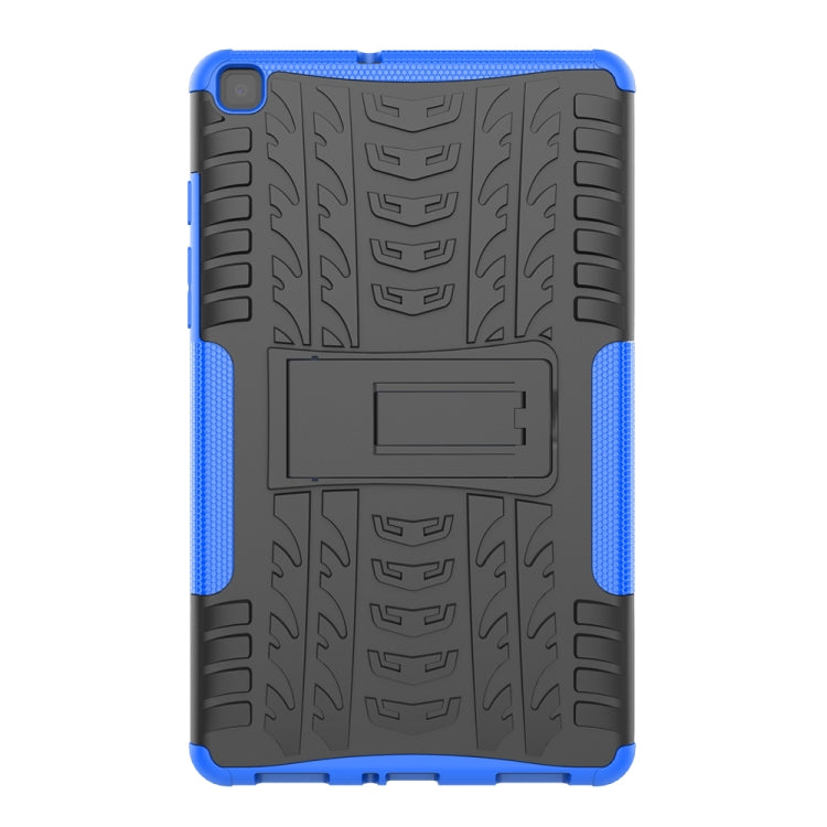 For Samsung Galaxy Tab A8.0 (2019) T295 / T290 Tire Texture TPU+PC Shockproof Case with Holder