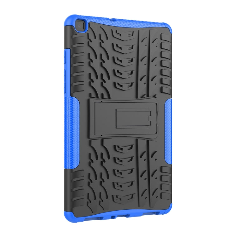For Samsung Galaxy Tab A8.0 (2019) T295 / T290 Tire Texture TPU+PC Shockproof Case with Holder