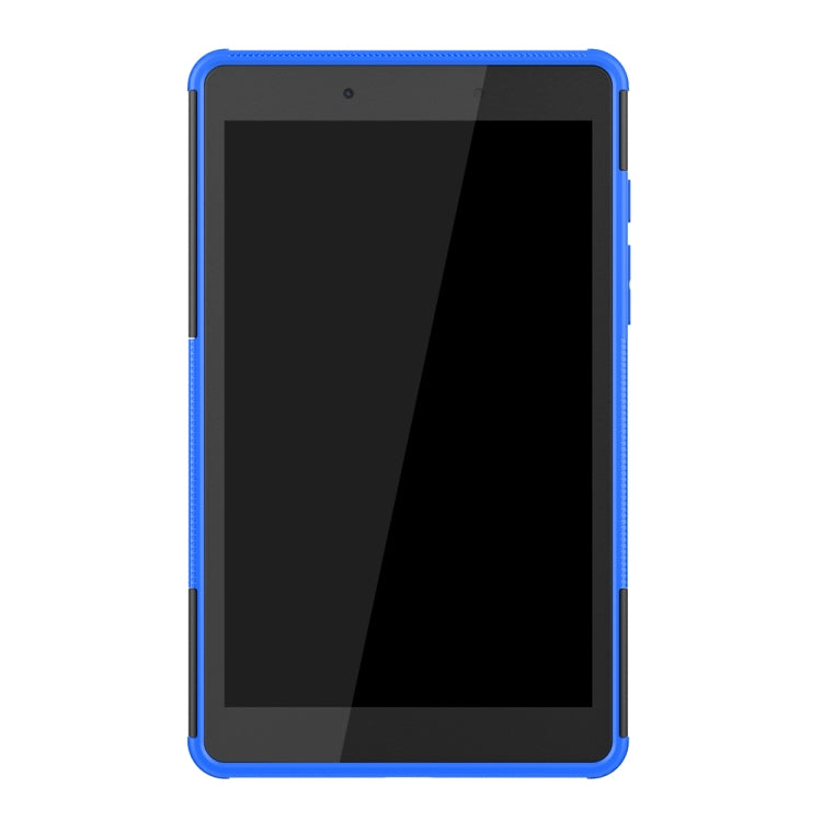 For Samsung Galaxy Tab A8.0 (2019) T295 / T290 Tire Texture TPU+PC Shockproof Case with Holder