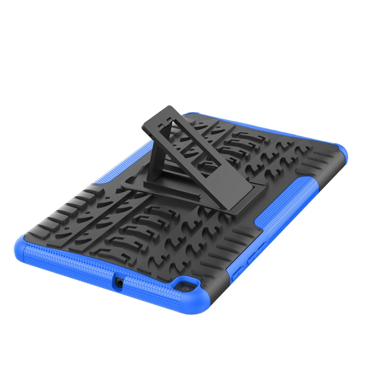 For Samsung Galaxy Tab A8.0 (2019) T295 / T290 Tire Texture TPU+PC Shockproof Case with Holder