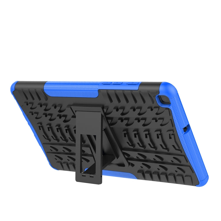 For Samsung Galaxy Tab A8.0 (2019) T295 / T290 Tire Texture TPU+PC Shockproof Case with Holder
