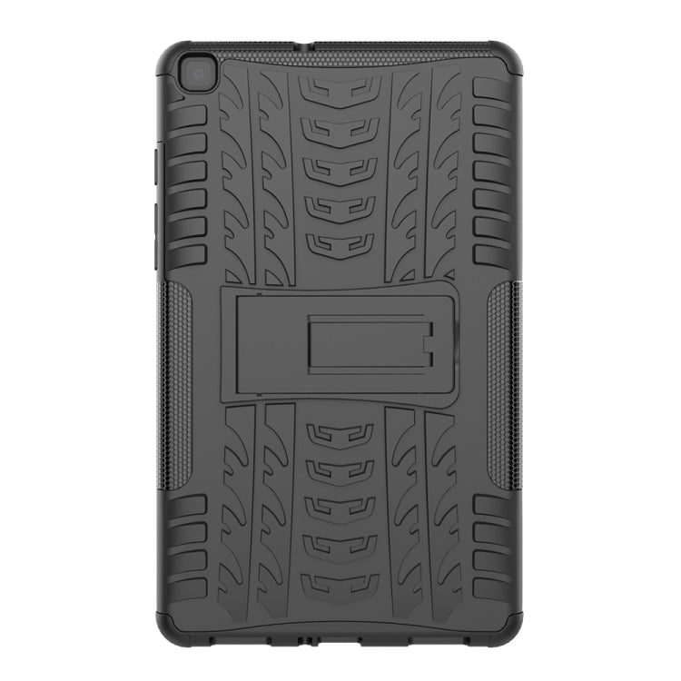 For Samsung Galaxy Tab A8.0 (2019) T295 / T290 Tire Texture TPU+PC Shockproof Case with Holder