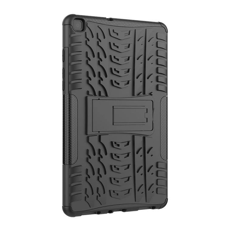 For Samsung Galaxy Tab A8.0 (2019) T295 / T290 Tire Texture TPU+PC Shockproof Case with Holder