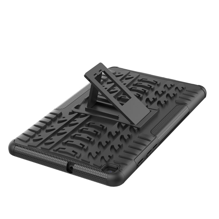 For Samsung Galaxy Tab A8.0 (2019) T295 / T290 Tire Texture TPU+PC Shockproof Case with Holder